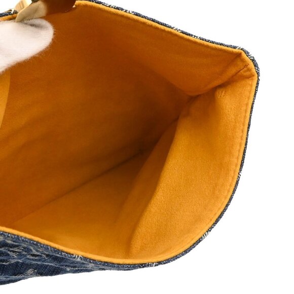 Louis Vuitton Blue Monogram Denim Pochette Plat Clutch Bag M95007 TH1026 166107 - Picture 9 of 9